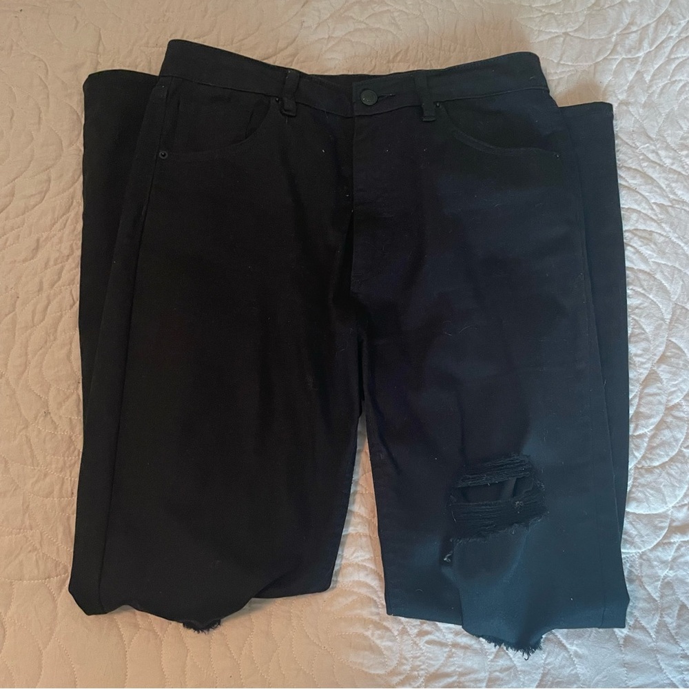 Girl’s Black High Rise Skinny Jeans